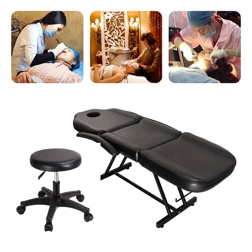 Black massage table physio - massage,